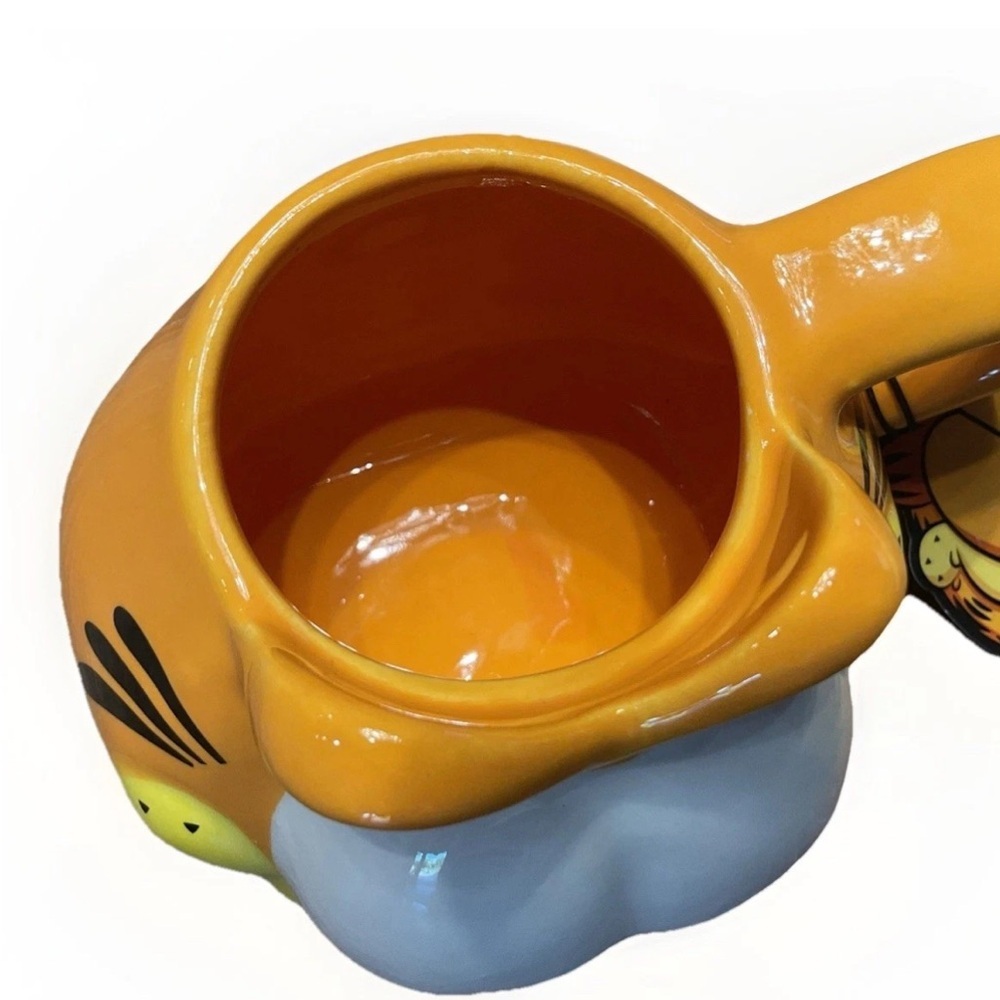 Nickelodeon Garfield Face Head Figural Large 19oz Ceramic Mug Cup - Picture 4 of 4